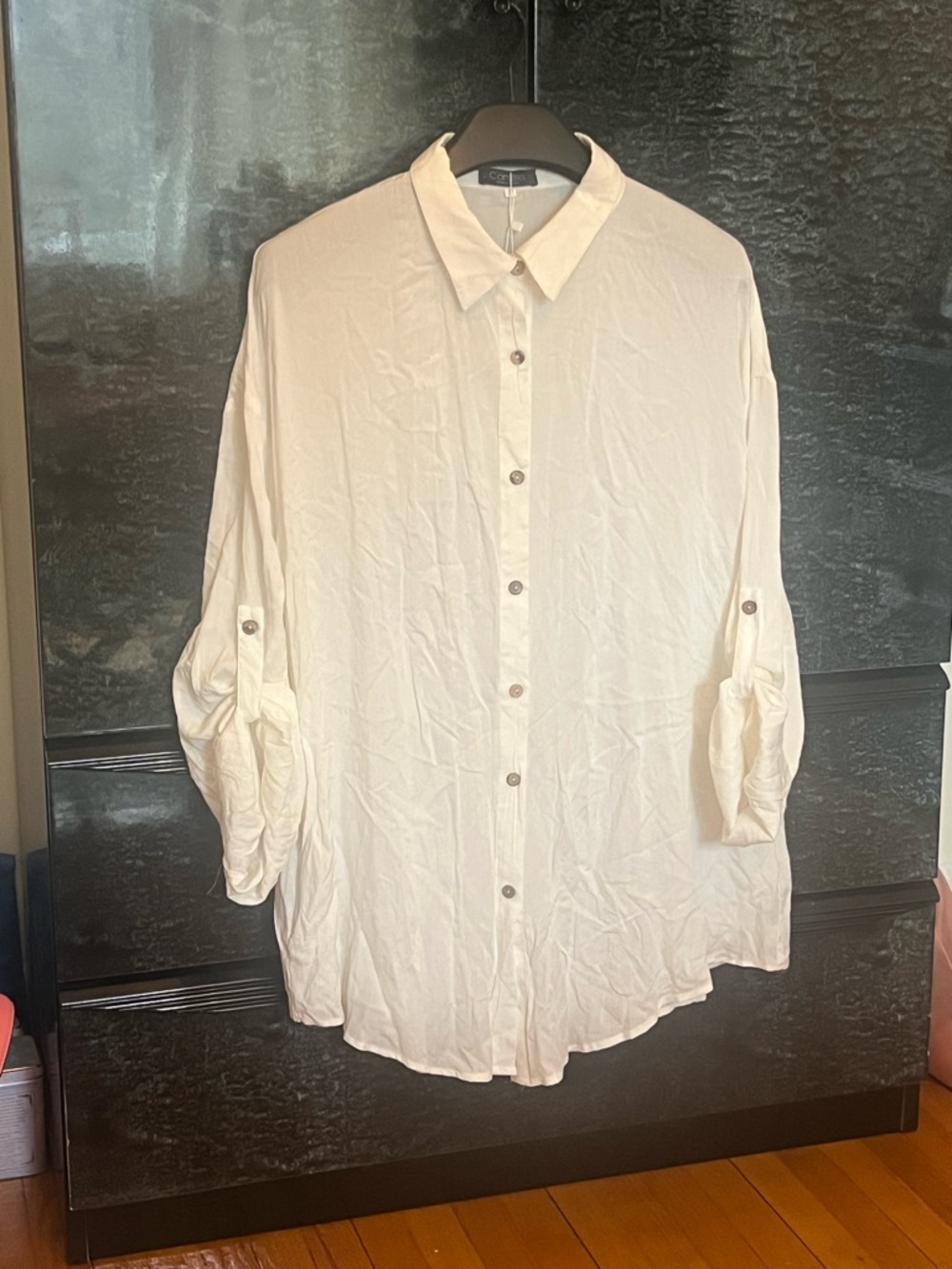 Camisa Classic Women’s White Button-Down Shirt